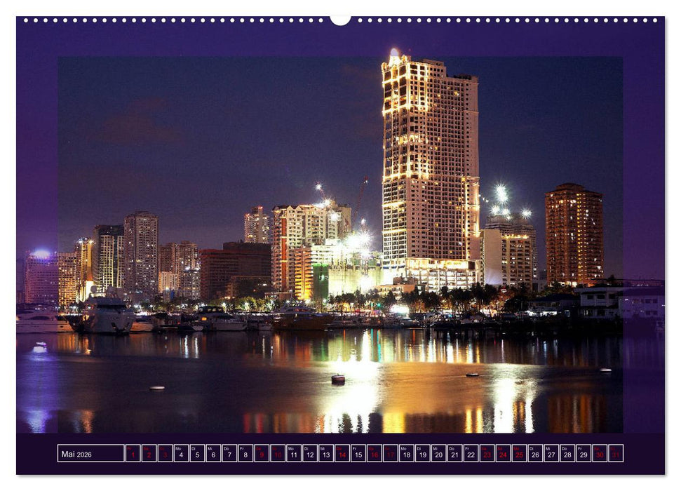 Metropolen - Asiens schönste Städte bei Nacht (CALVENDO Premium Wandkalender 2026)