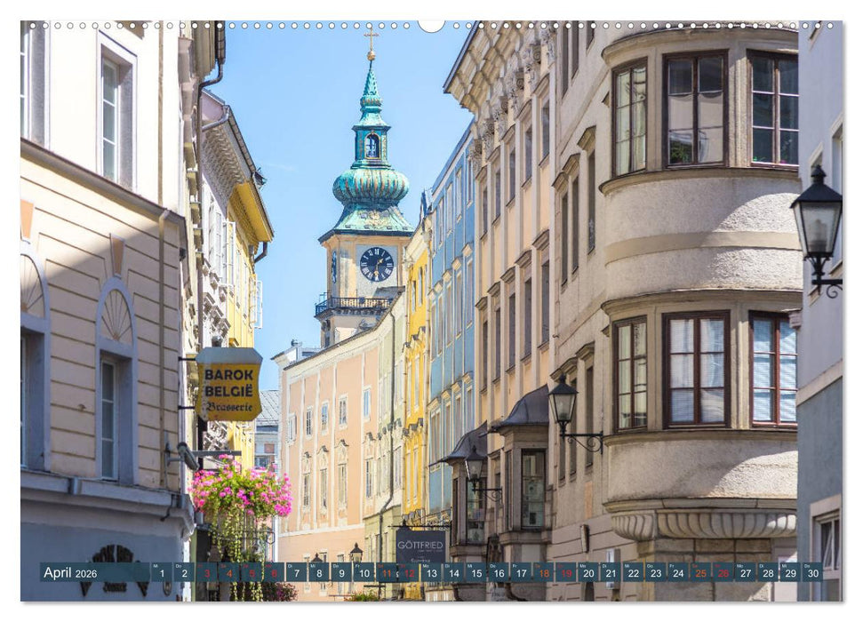 Facettenreiches Linz (CALVENDO Premium Wandkalender 2026)