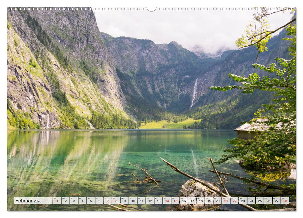Wanderparadies Bayerische Alpen (CALVENDO Premium Wandkalender 2026)