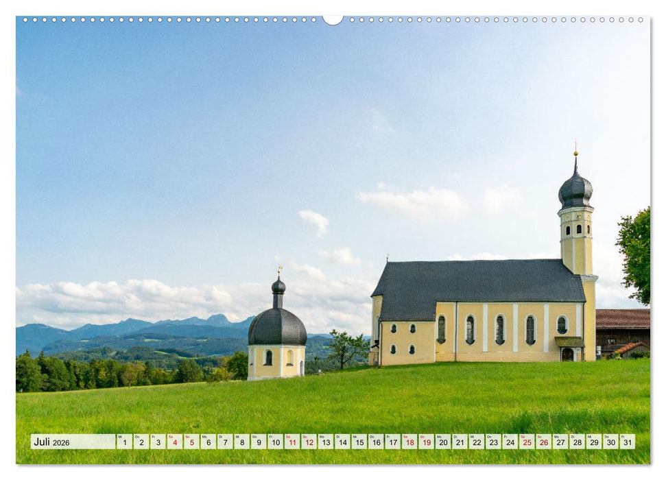 Wanderparadies Bayerische Alpen (CALVENDO Premium Wandkalender 2026)