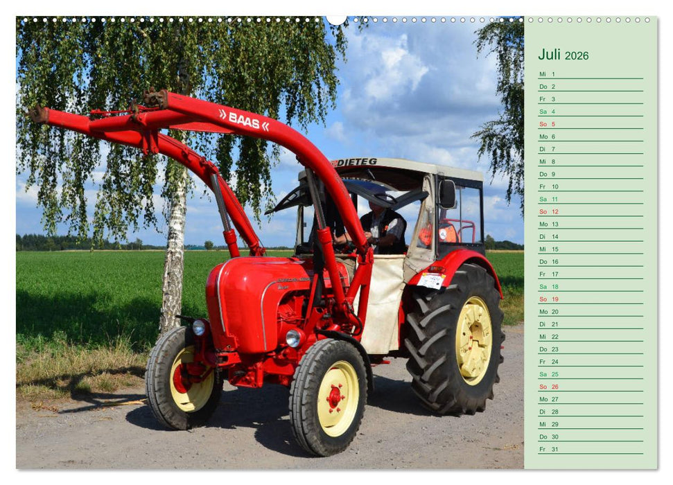Oldtimer-Trecker on Tour (CALVENDO Premium Wandkalender 2026)