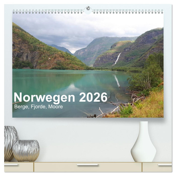 Norwegen 2026 - Berge, Fjorde, Moore (CALVENDO Premium Wandkalender 2026)