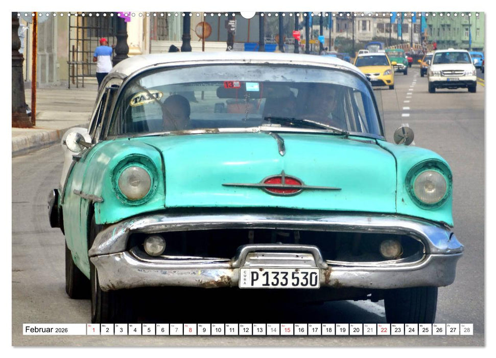 Golden Rocket 88 - Oldsmobile 1957 in Kuba (CALVENDO Wandkalender 2026)