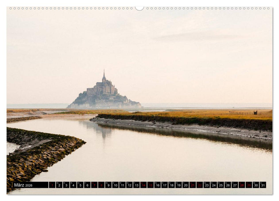 Frankreich - Traumstrände & Felsenküsten (CALVENDO Wandkalender 2026)