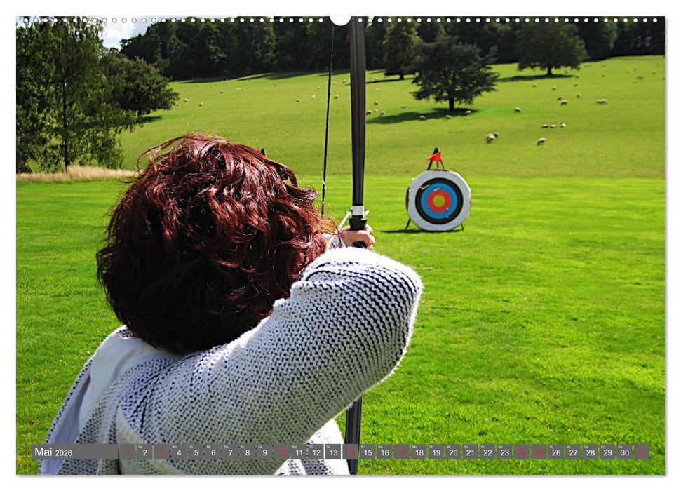 Bogenschießen. Sport - Spaß - Spannung (CALVENDO Premium Wandkalender 2026)
