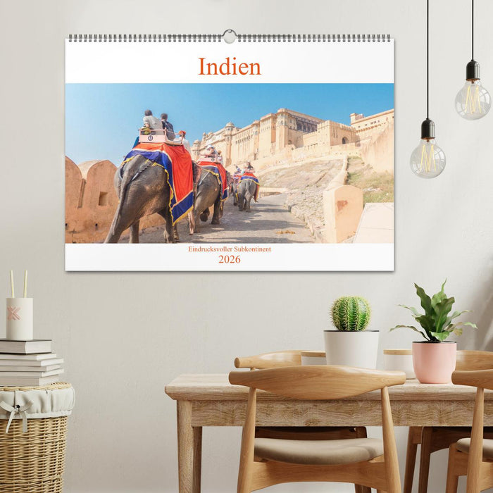 Indien - Eindrucksvoller Subkontinent (CALVENDO Wandkalender 2026)