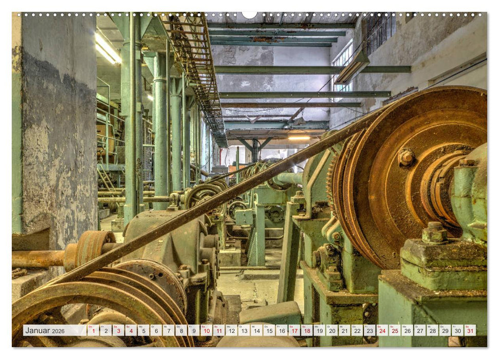 Vergessene Technik - abgeschaltet und stillgelegt (CALVENDO Wandkalender 2026)