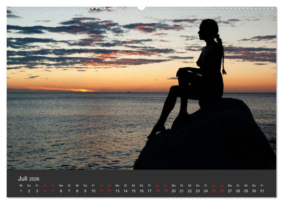 Aktfotografie am Meer (CALVENDO Premium Wandkalender 2026)