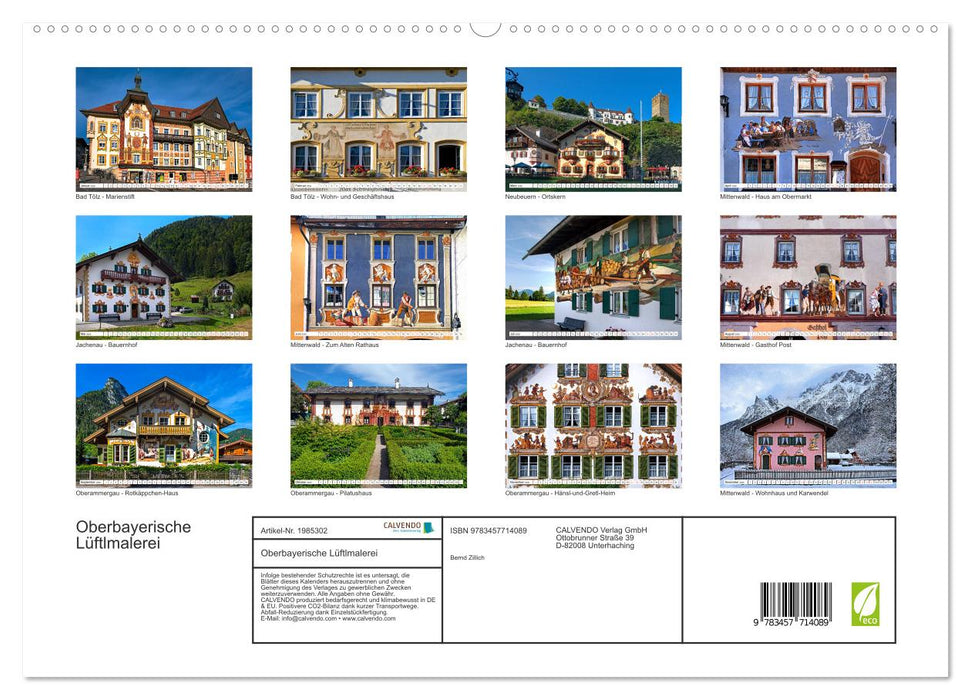 Oberbayerische Lüftlmalerei (CALVENDO Premium Wandkalender 2026)