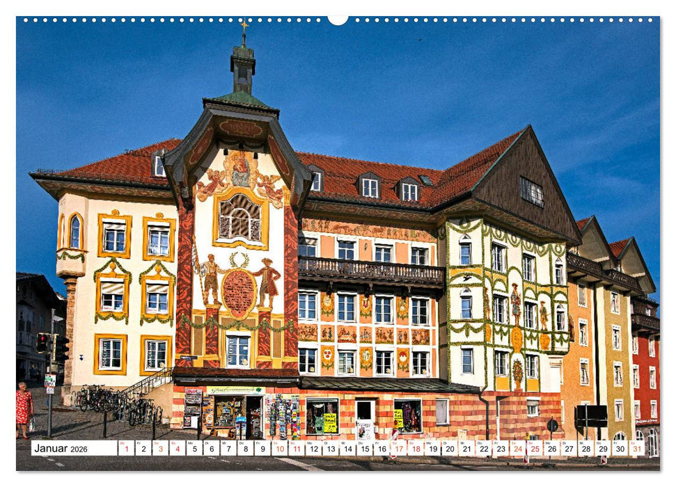 Oberbayerische Lüftlmalerei (CALVENDO Premium Wandkalender 2026)