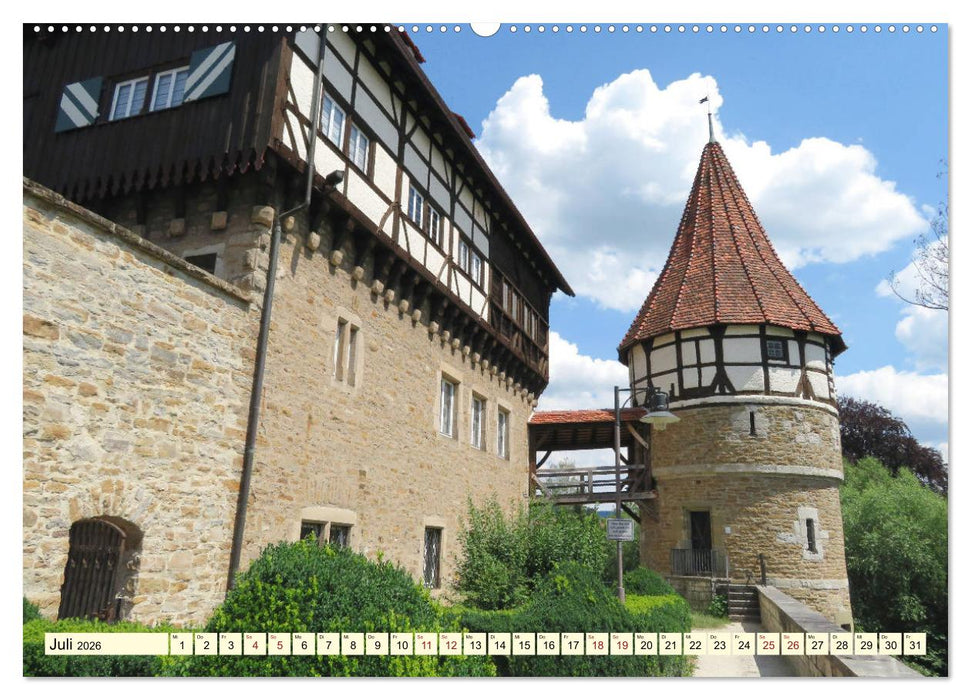 Sehenswertes im Schwaben-Land (CALVENDO Premium Wandkalender 2026)