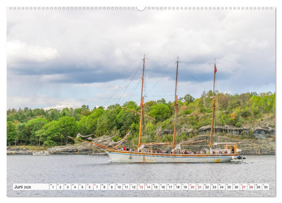 Zauberhaftes Oslo (CALVENDO Premium Wandkalender 2026)