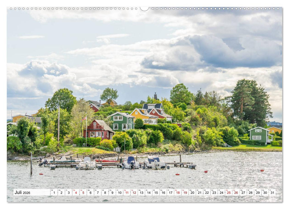 Zauberhaftes Oslo (CALVENDO Premium Wandkalender 2026)