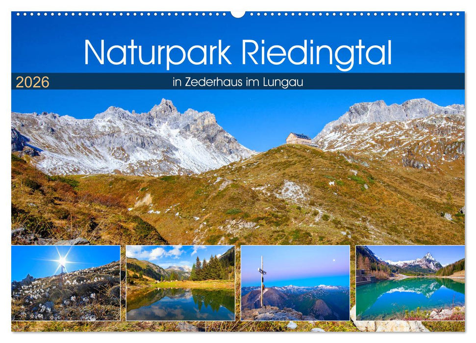 Naturpark Riedingtal (CALVENDO Wandkalender 2026)