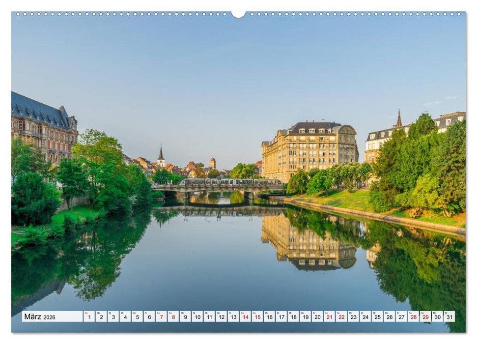 Romantisches Straßburg (CALVENDO Premium Wandkalender 2026)