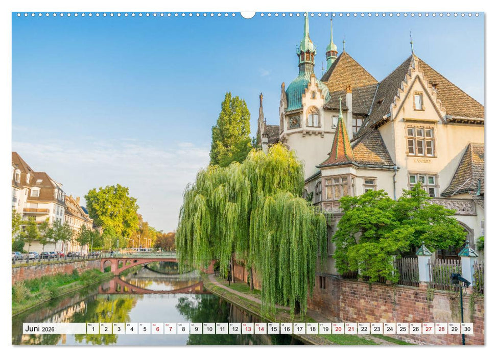 Romantisches Straßburg (CALVENDO Premium Wandkalender 2026)