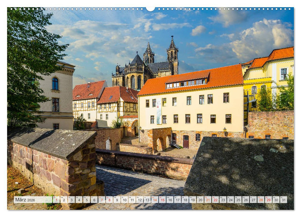 Magdeburg Impressionen (CALVENDO Premium Wandkalender 2026)