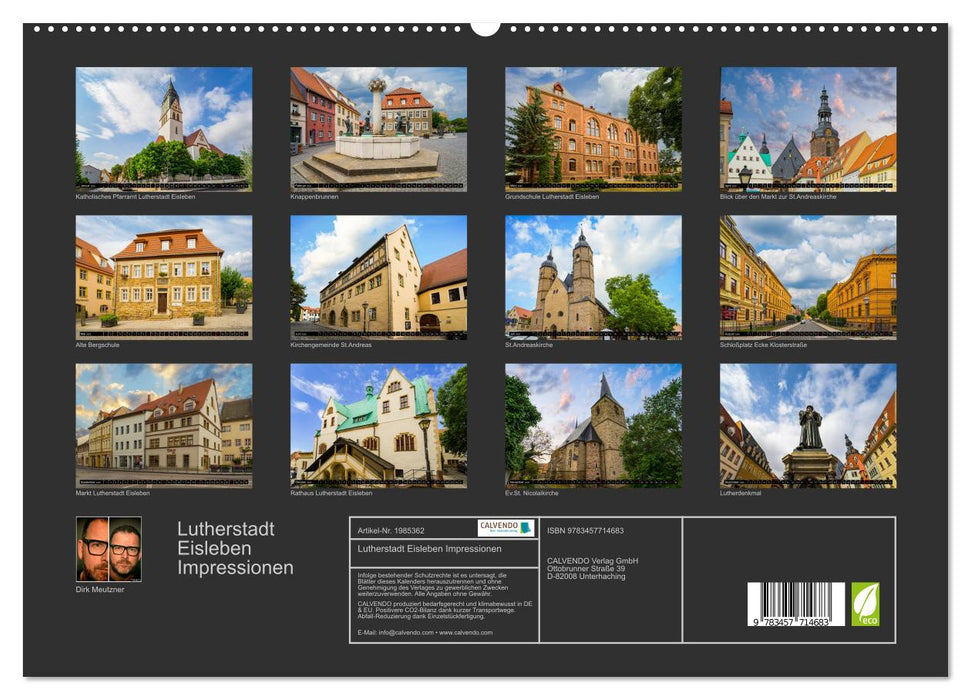 Lutherstadt Eisleben Impressionen (CALVENDO Premium Wandkalender 2026)