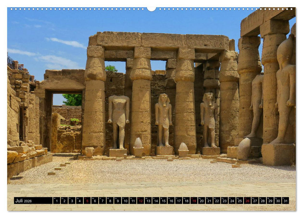 Zwischen Luxor und Qena - antikes Ägypten am Nil (CALVENDO Premium Wandkalender 2026)