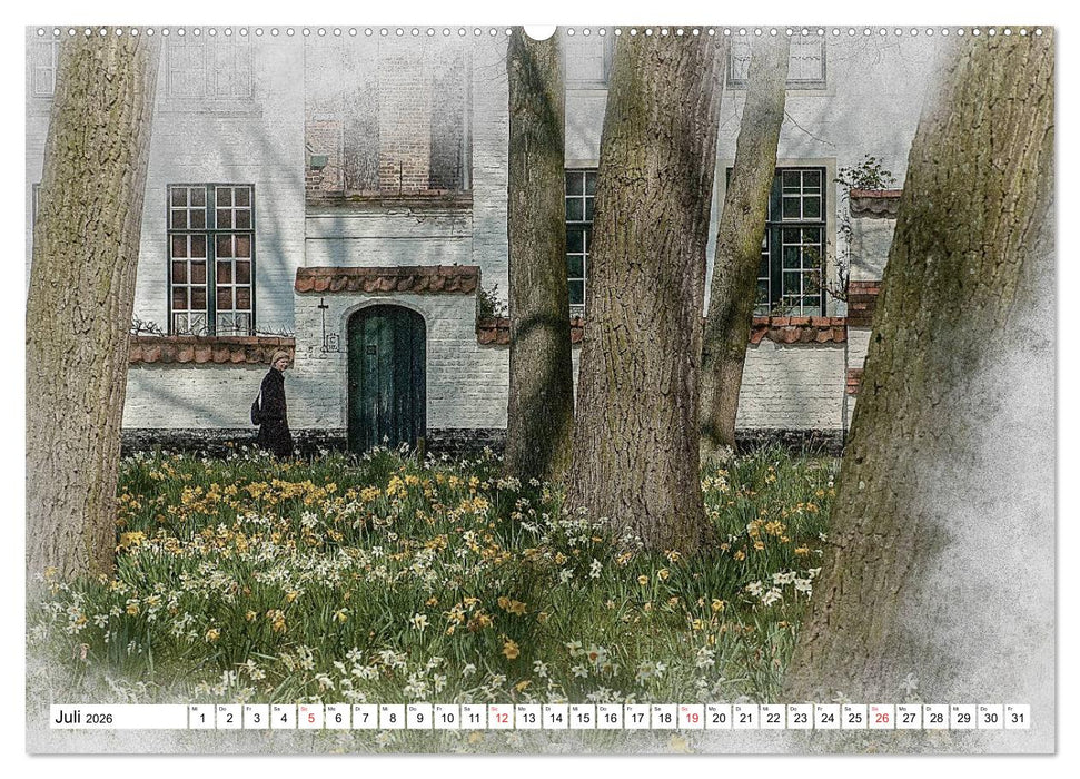 Brügge, die Perle von Flandern (CALVENDO Premium Wandkalender 2026)