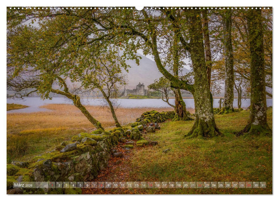 Herbstliches Schottland (CALVENDO Premium Wandkalender 2026)