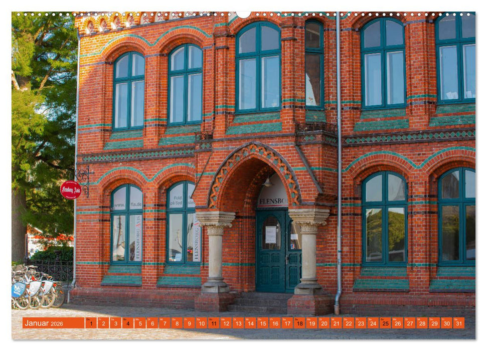 Ostseereise - Flensburg (CALVENDO Premium Wandkalender 2026)