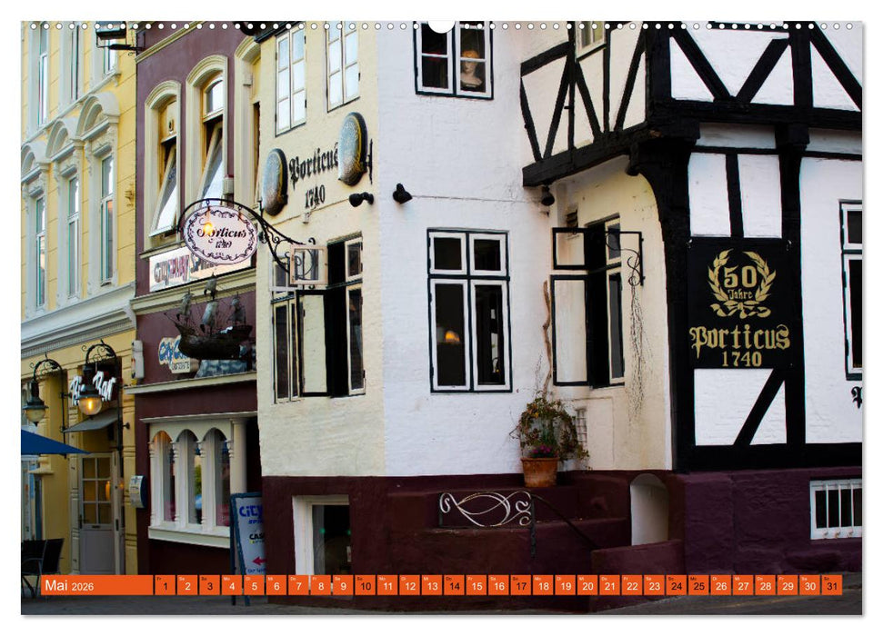 Ostseereise - Flensburg (CALVENDO Premium Wandkalender 2026)