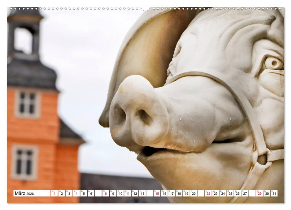 Sommer in Schwetzingen von Karin Vahlberg Ruf und Petrus Bodenstaff (CALVENDO Premium Wandkalender 2026)