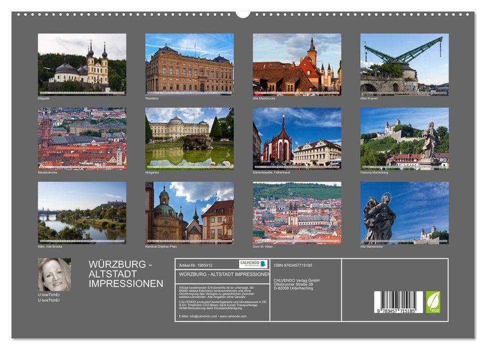 WÜRZBURG - ALTSTADT IMPRESSIONEN (CALVENDO Premium Wandkalender 2026)
