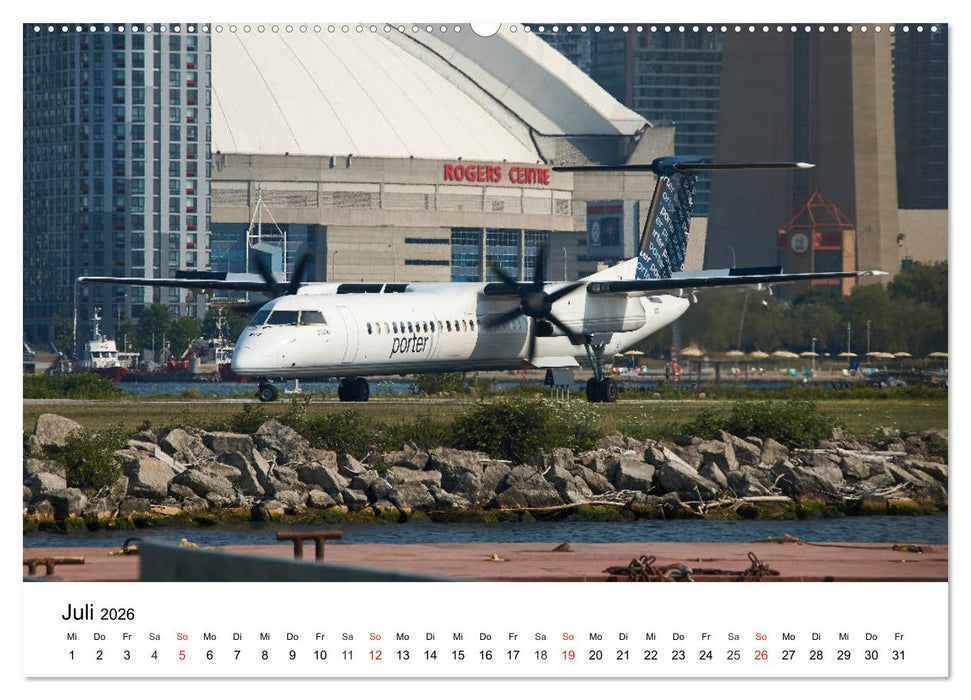 Die schönsten Airliner (CALVENDO Premium Wandkalender 2026)