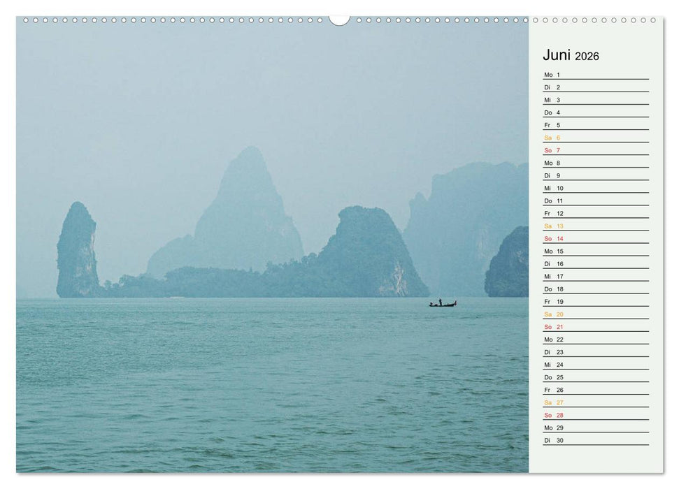 Asien - Thailand und Kambodscha (CALVENDO Wandkalender 2026)