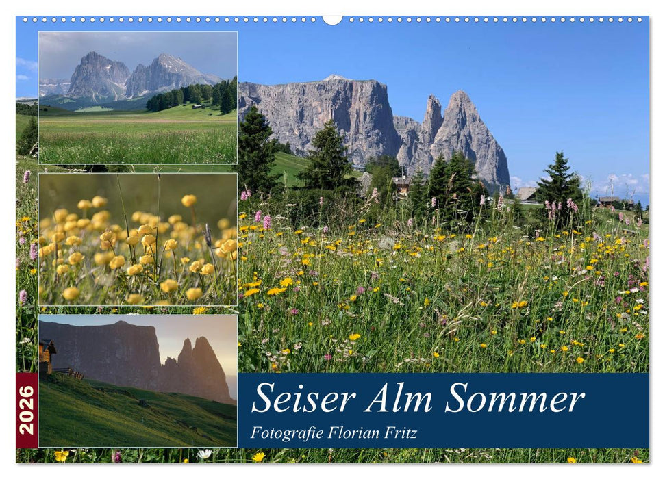 Seiser Alm Sommer (CALVENDO Wandkalender 2026)