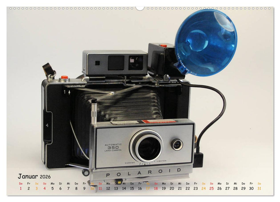 KLASSISCHE KAMERAS vom 19.Jahrhundert (CALVENDO Premium Wandkalender 2026)