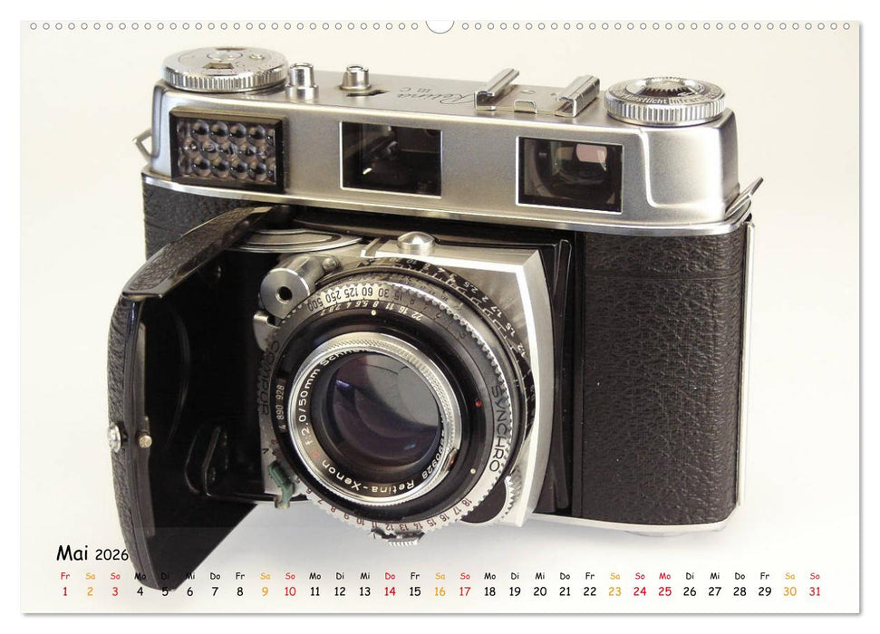 KLASSISCHE KAMERAS vom 19.Jahrhundert (CALVENDO Premium Wandkalender 2026)