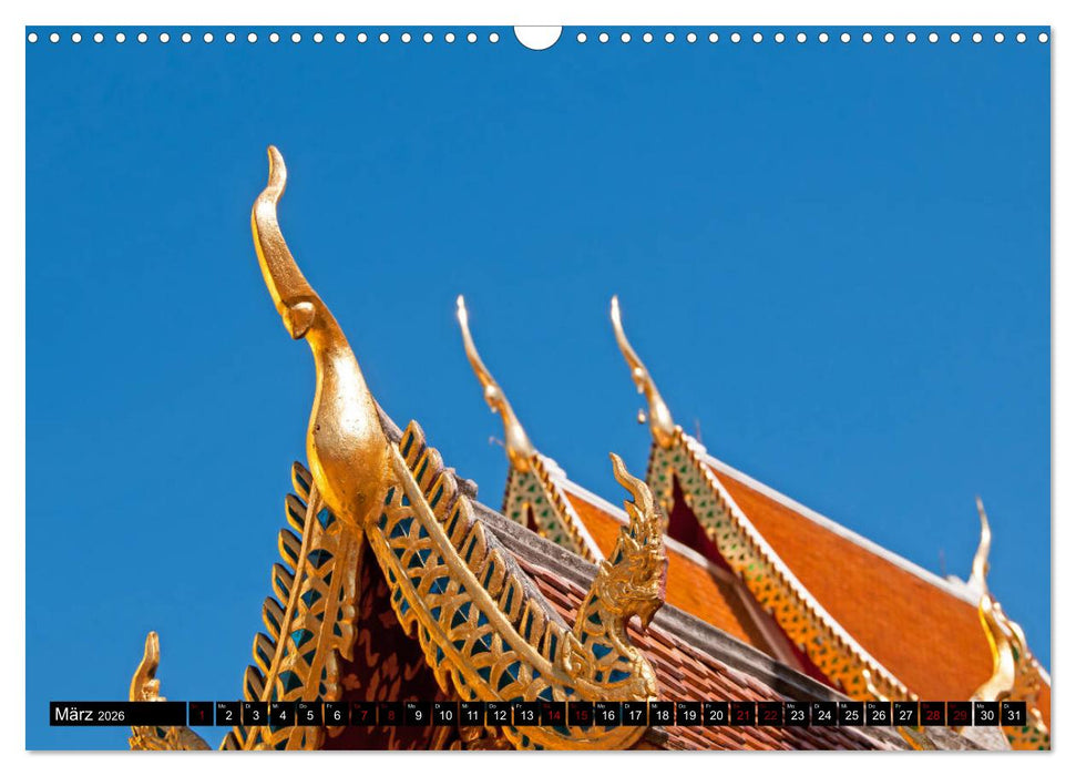 Thailand abseits der Strände (CALVENDO Wandkalender 2026)