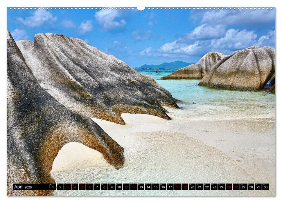 Seychellen Paradies 2026 (CALVENDO Premium Wandkalender 2026)