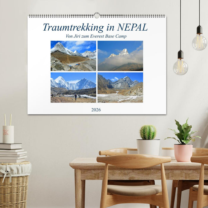 Traumtrekking in NEPAL (CALVENDO Wandkalender 2026)