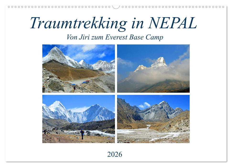 Traumtrekking in NEPAL (CALVENDO Wandkalender 2026)