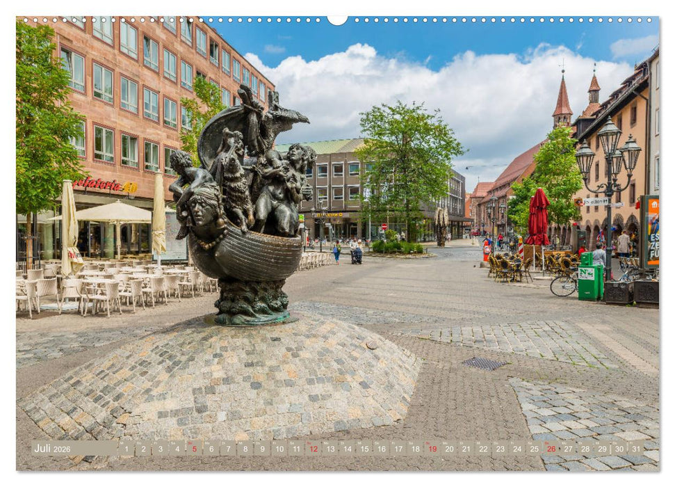 Nürnberg - Historische Altstadt (CALVENDO Premium Wandkalender 2026)