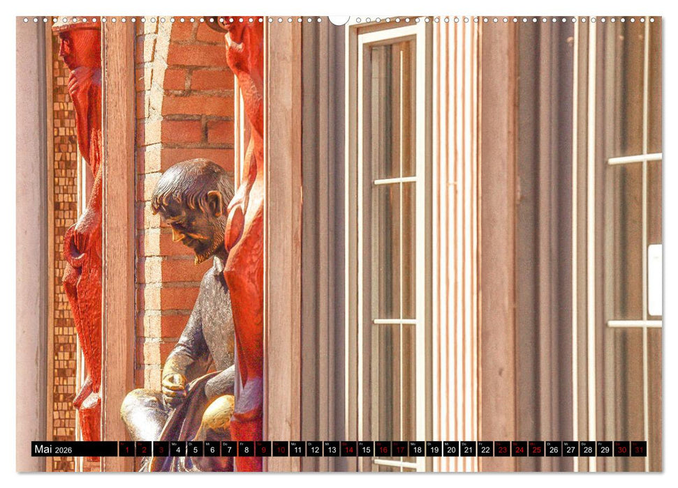 Düsseldorf - 300mm Perspektiven (CALVENDO Premium Wandkalender 2026)