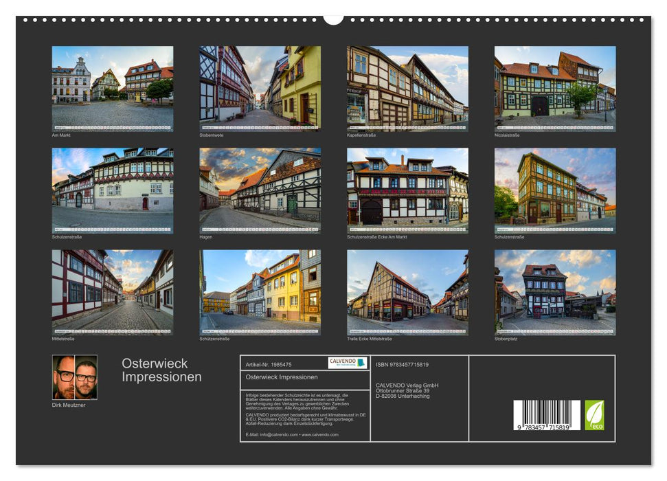 Osterwieck Impressionen (CALVENDO Premium Wandkalender 2026)