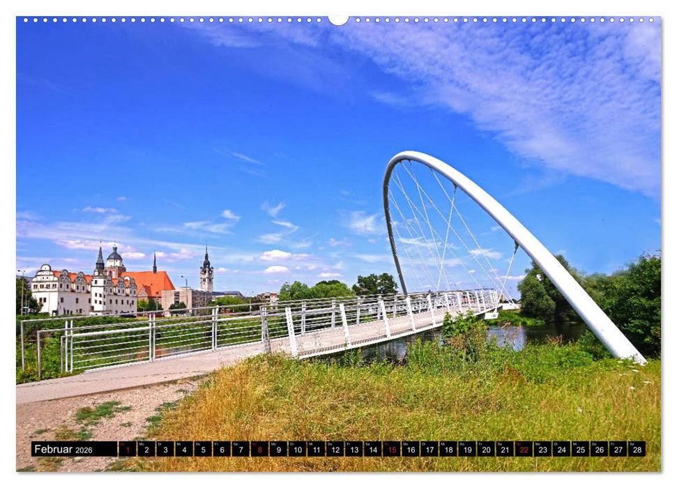 Elberadweg von Lutherstadt Wittenberg bis Hitzacker (CALVENDO Premium Wandkalender 2026)