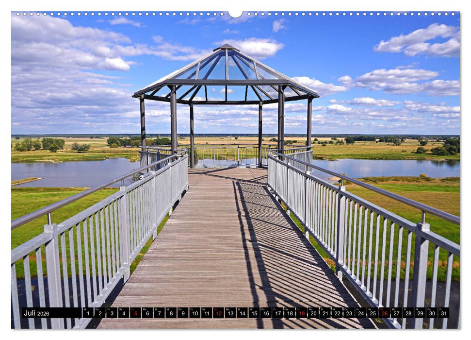 Elberadweg von Lutherstadt Wittenberg bis Hitzacker (CALVENDO Premium Wandkalender 2026)