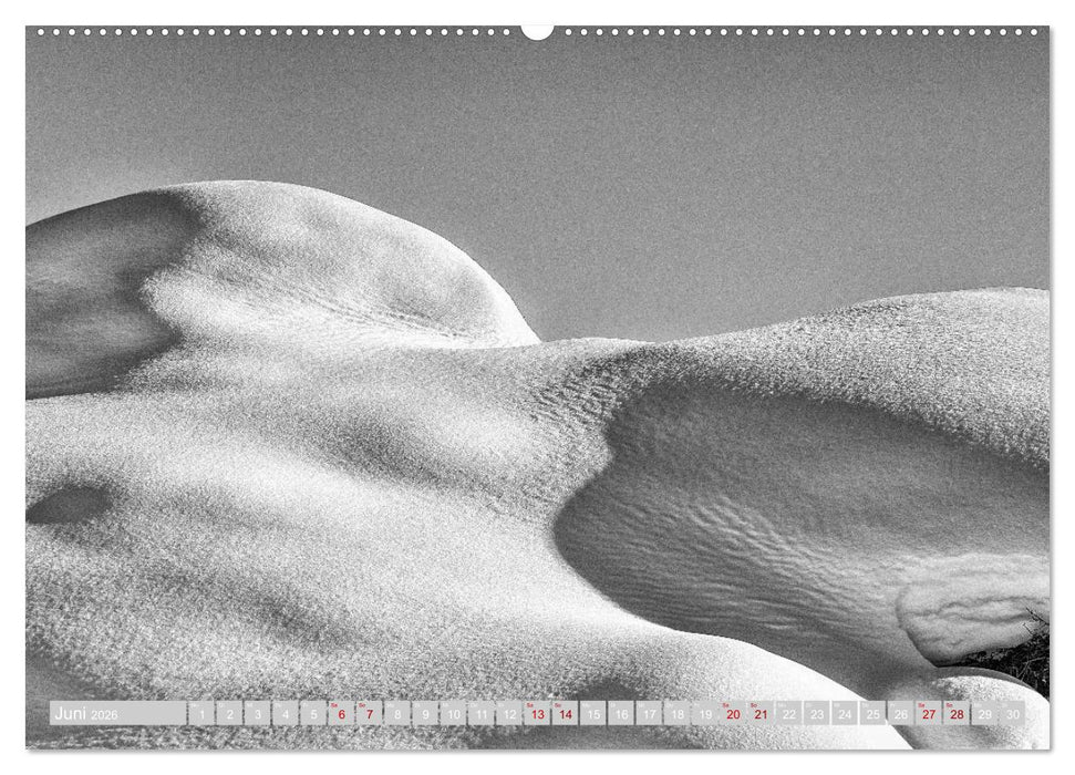 Arlberg black and white (CALVENDO Premium Wandkalender 2026)