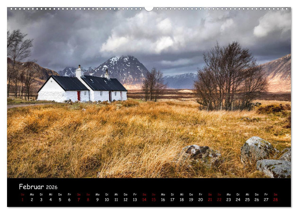 Schottland zum Verlieben (CALVENDO Premium Wandkalender 2026)