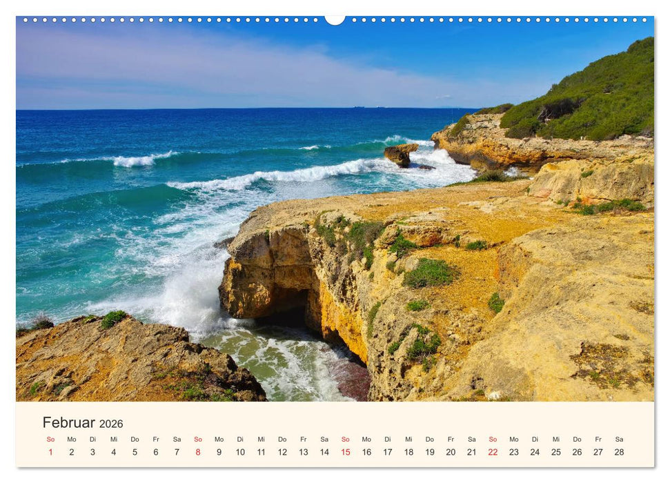 Costa Dorada - Die Goldene Küste Spaniens (CALVENDO Premium Wandkalender 2026)