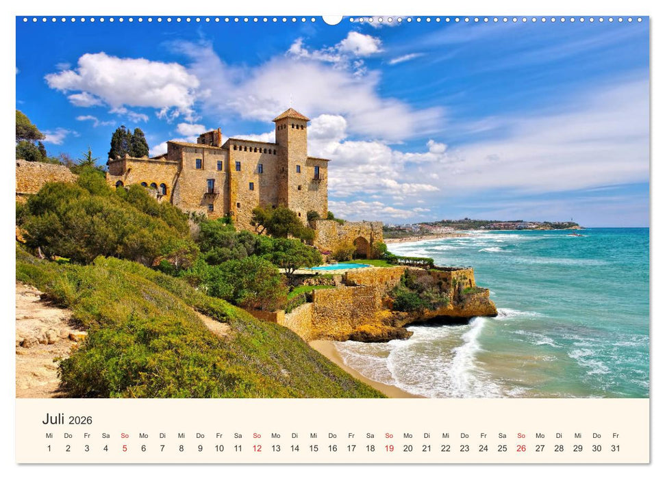 Costa Dorada - Die Goldene Küste Spaniens (CALVENDO Premium Wandkalender 2026)