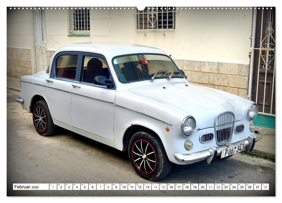 Oldtimer Raritäten - Britische Traditionsmarken (CALVENDO Wandkalender 2026)