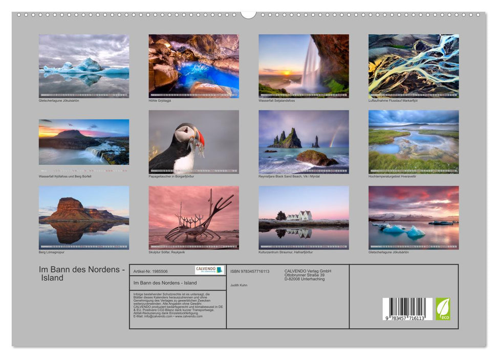 Im Bann des Nordens - Island (CALVENDO Premium Wandkalender 2026)