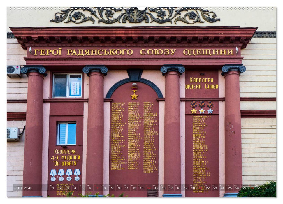 Odessa- Die schöne Stadt am Schwarzen Meer (CALVENDO Premium Wandkalender 2026)